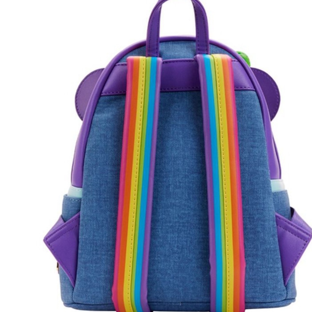 Sale! Loungefly Lisa Frank Panda Painter mini Backpack and wallet set new - Picture 10 of 10